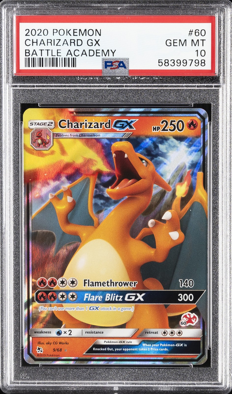 2020 Pokemon Battle Academy Charizard GX 60