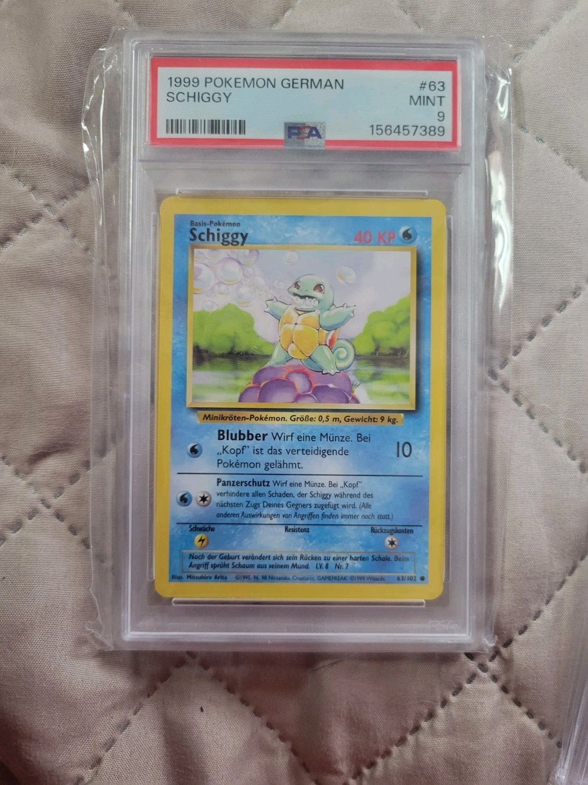 1999 Pokemon German Schiggy 63