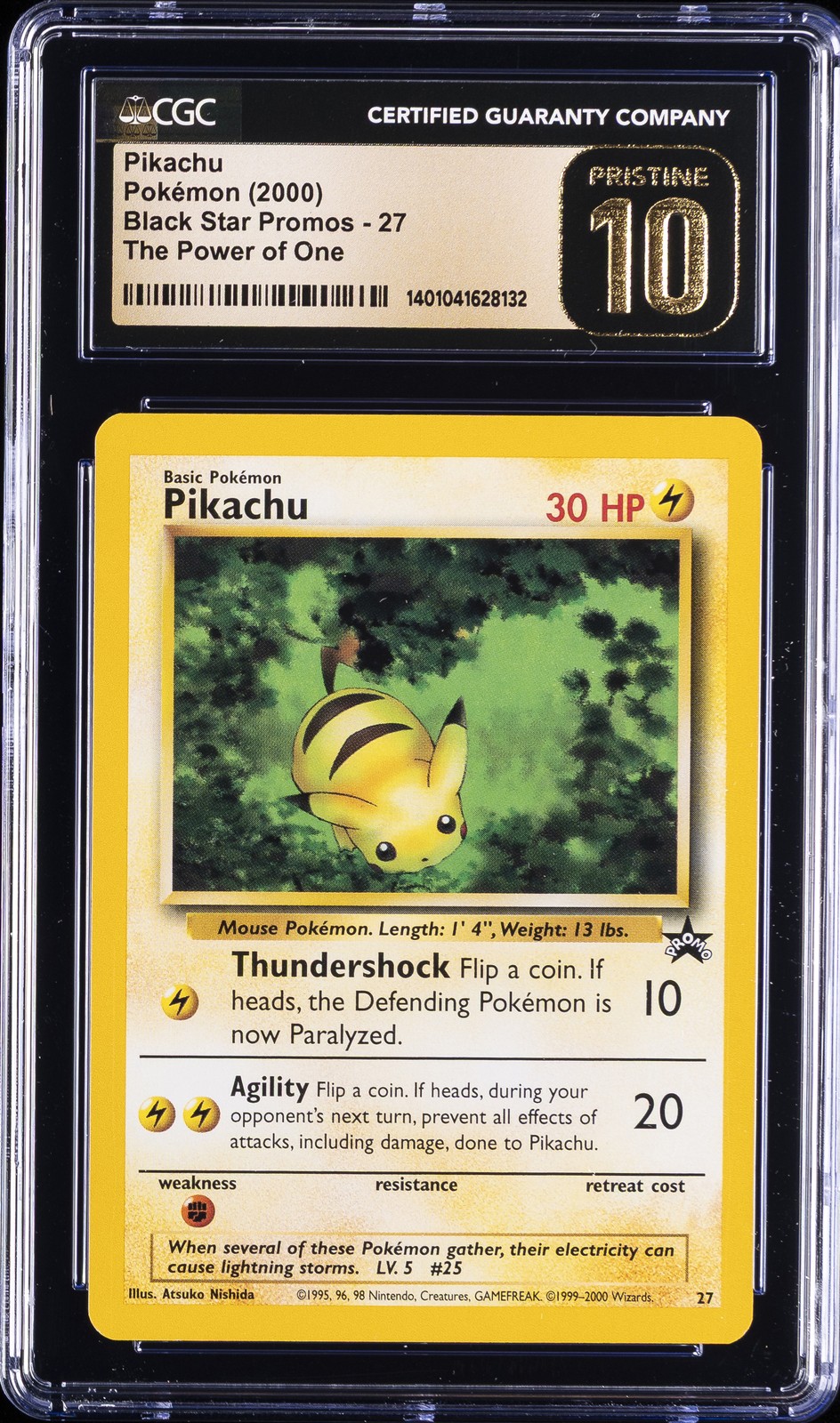 2000 Black Star Promos - WotC - English Pikachu The Power of One 27
