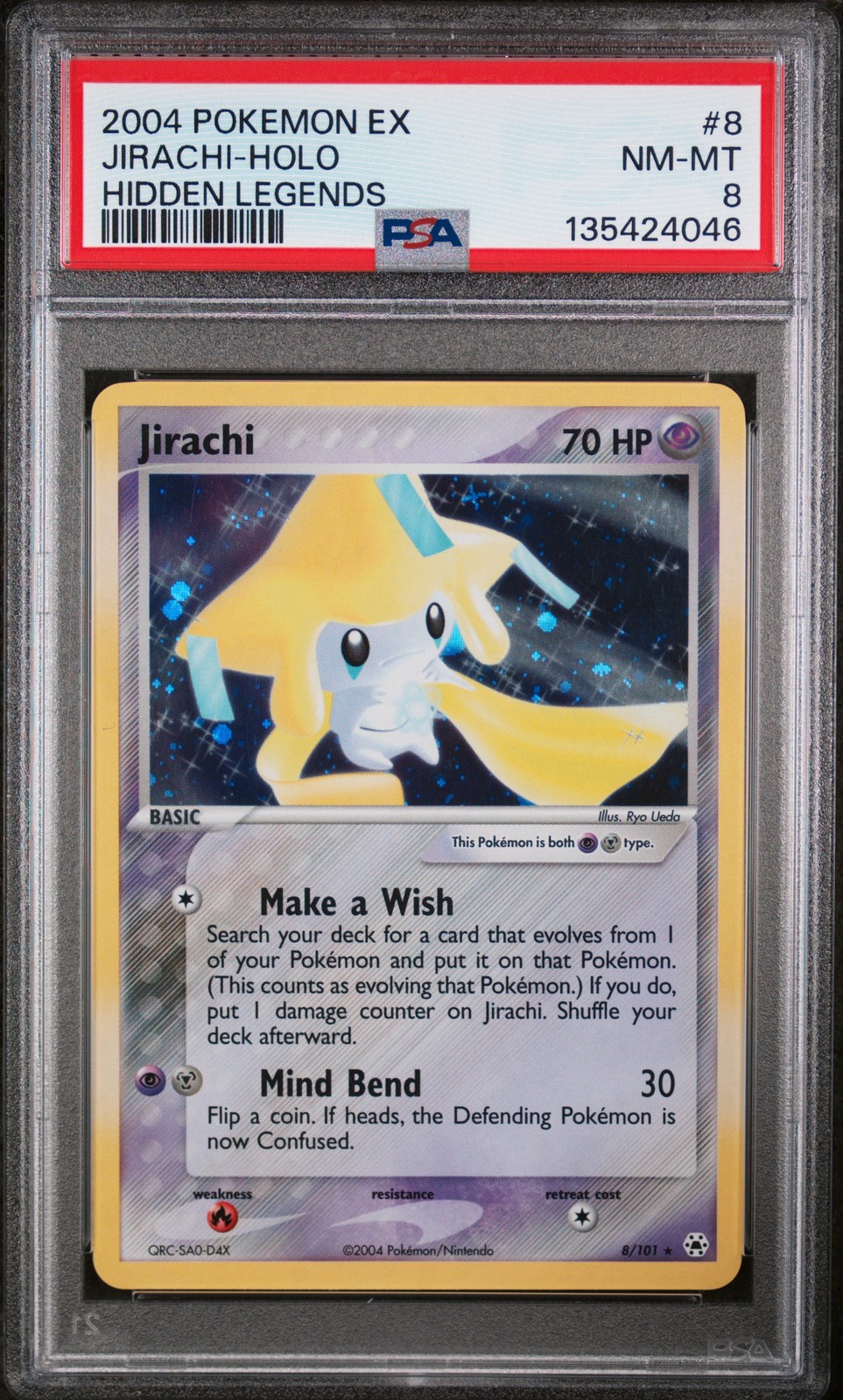 2004 Pokemon EX Hidden Legends Jirachi-Holo 8