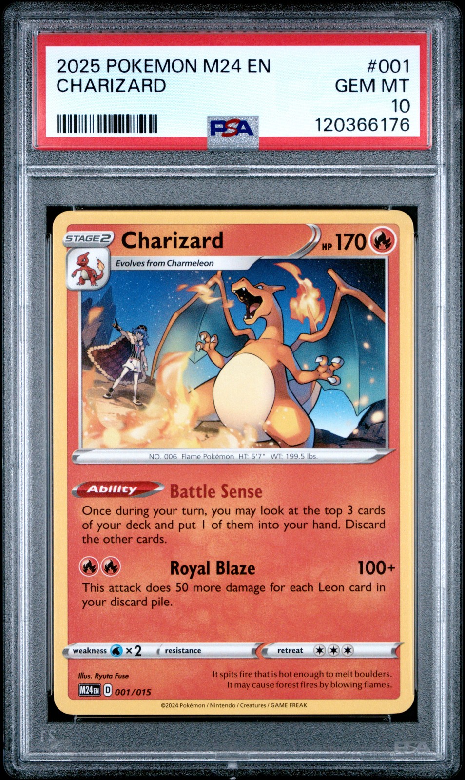 2025 Pokemon M24 EN-Mcdonald's Collection Charizard 001