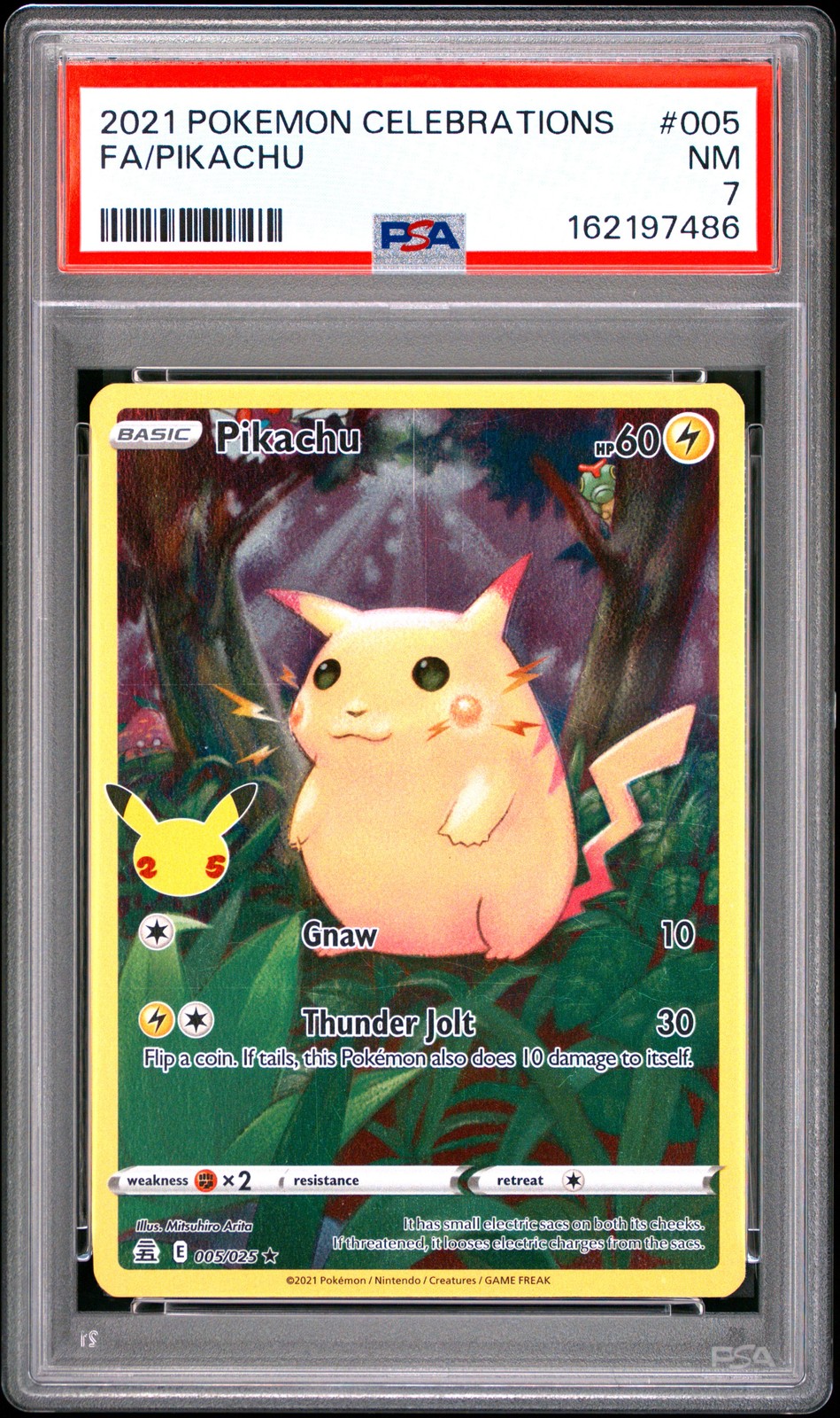 2021 Pokemon Celebrations Full Art/Pikachu 005