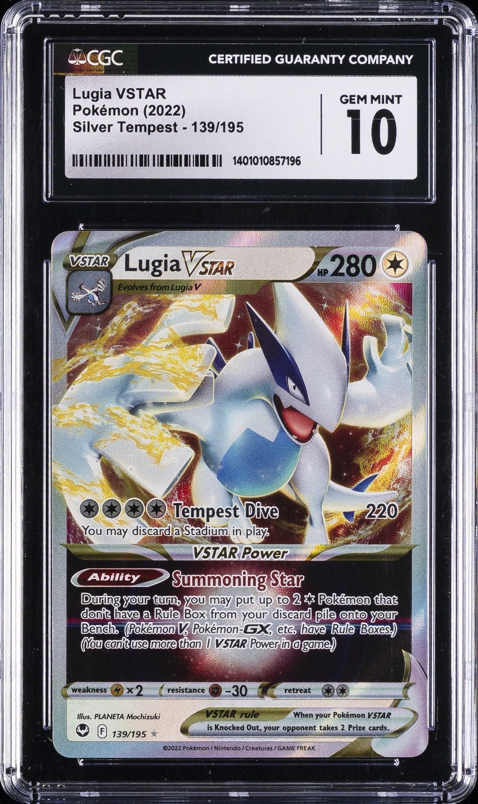 2022 Silver Tempest - English Lugia VSTAR Ultra Rare Holo 139/195