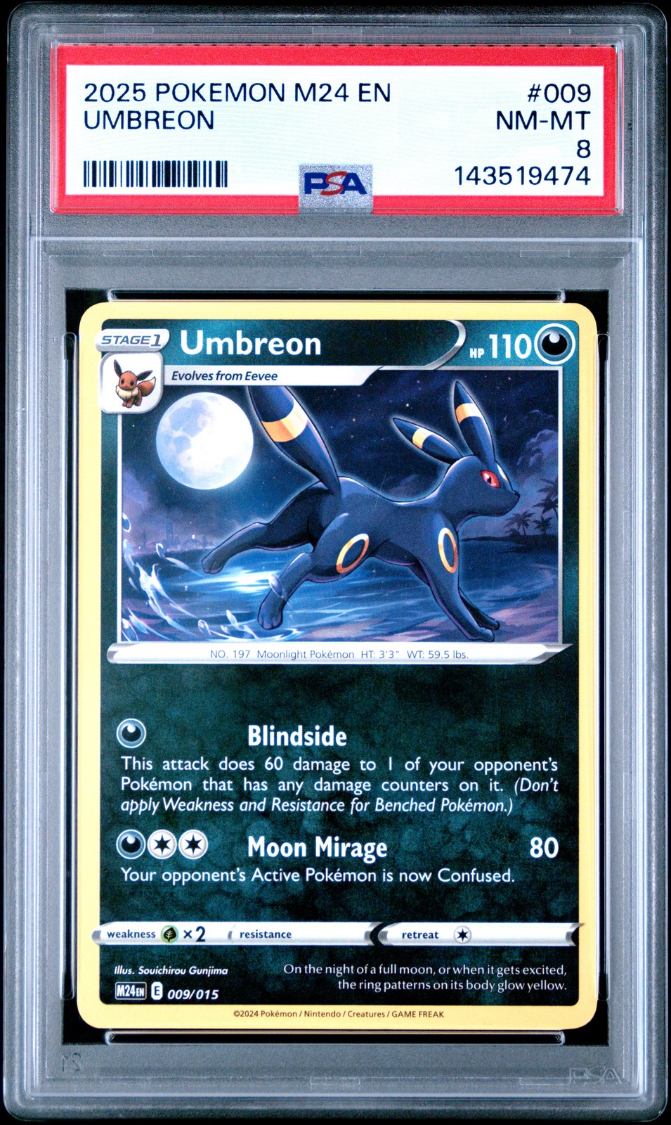 2025 Pokemon M24 EN-Mcdonald's Collection Umbreon 009