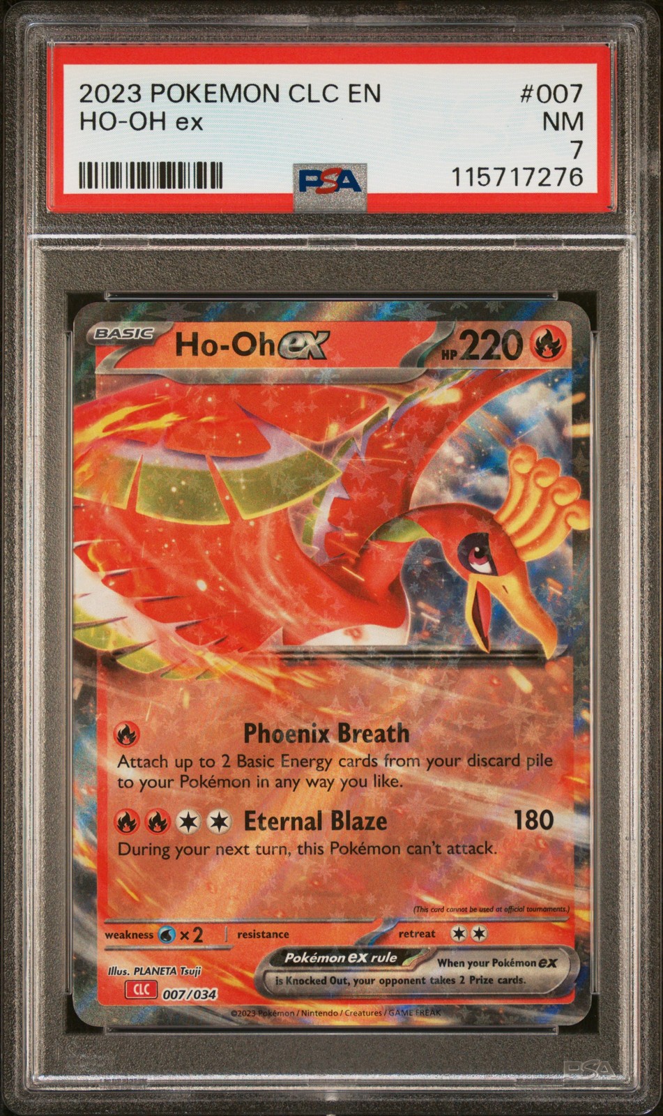 2023 Pokemon Clc-Trading Card Game Classic Charizard & HO-Oh EX Deck HO-Oh EX 007