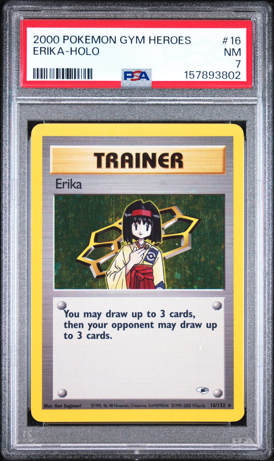 2000 Pokemon Gym Heroes Erika-Holo 16