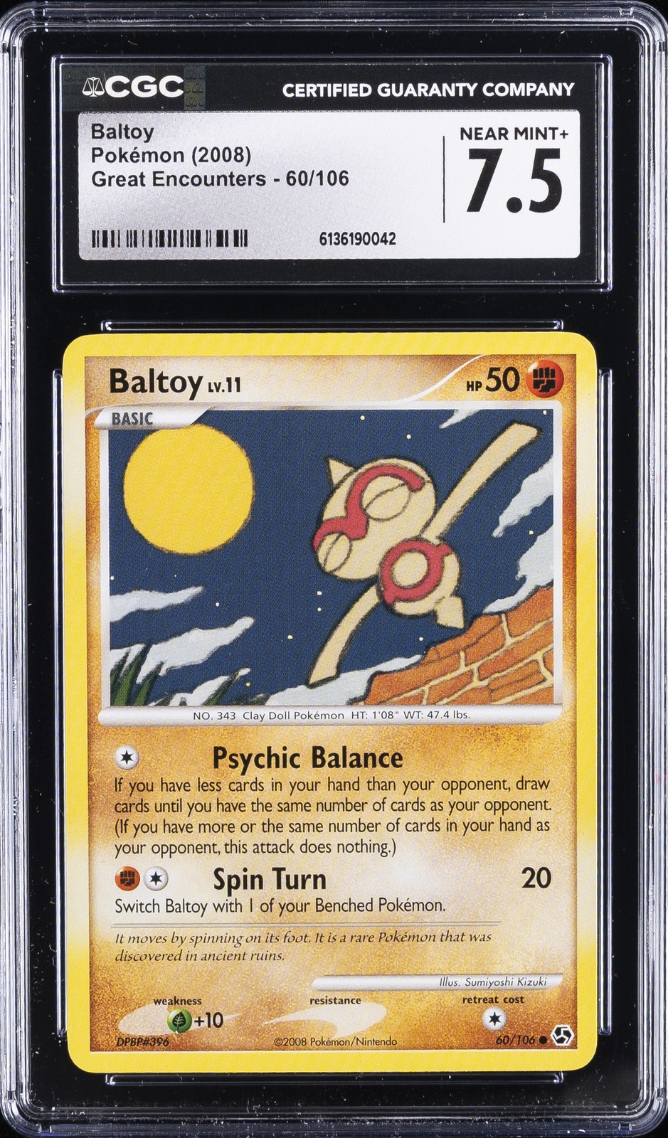 2008 Great Encounters - English Baltoy Common 60/106