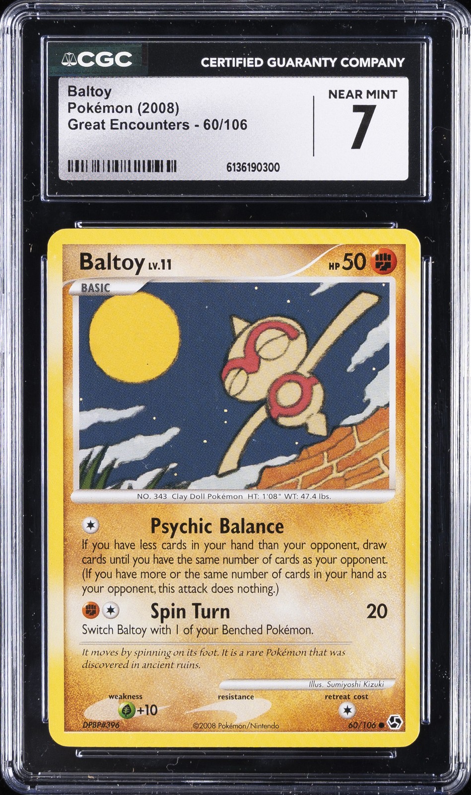 2008 Great Encounters - English Baltoy Common 60/106
