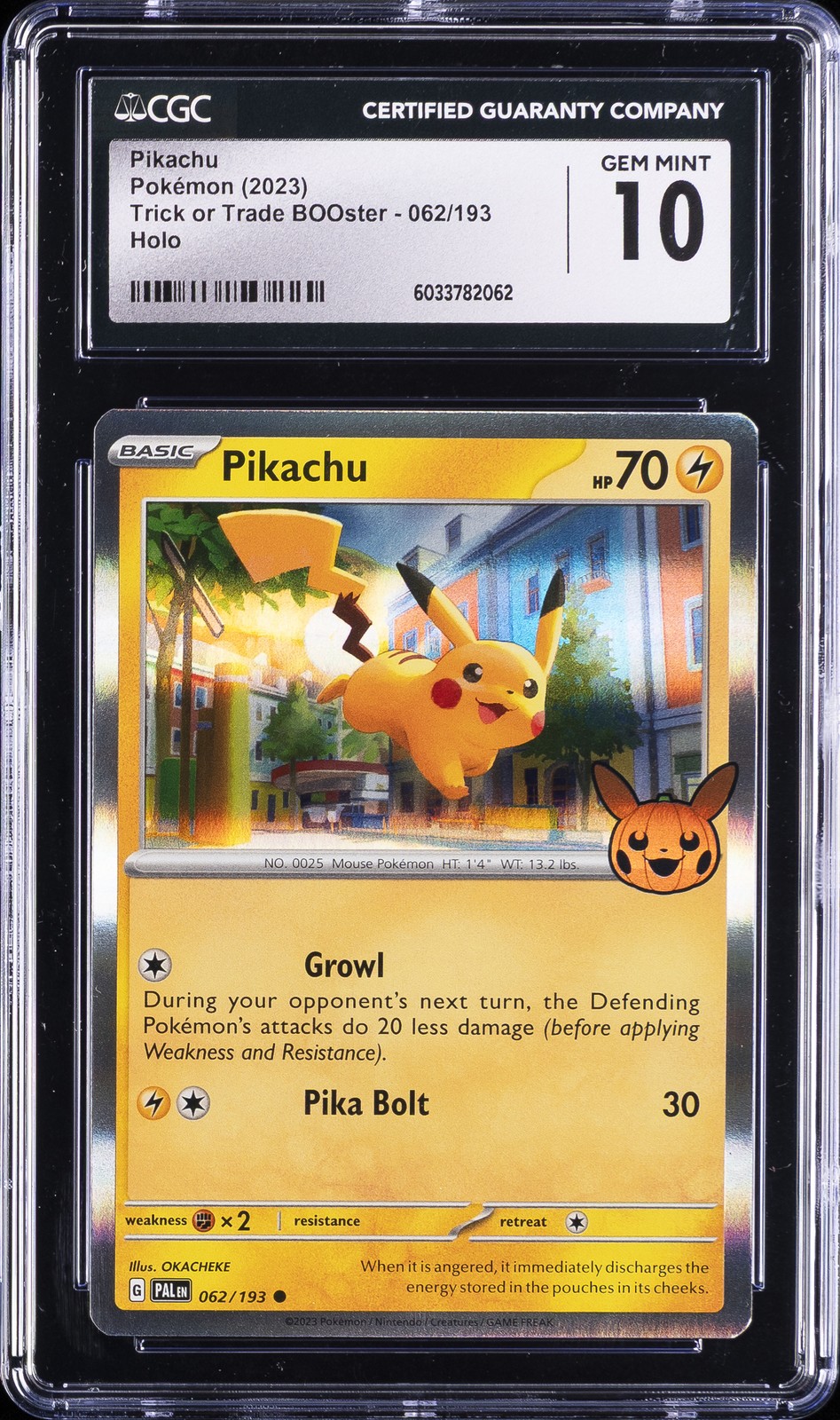 2023 Trick or Trade BOOster (2023) - English Pikachu Holo 062/193