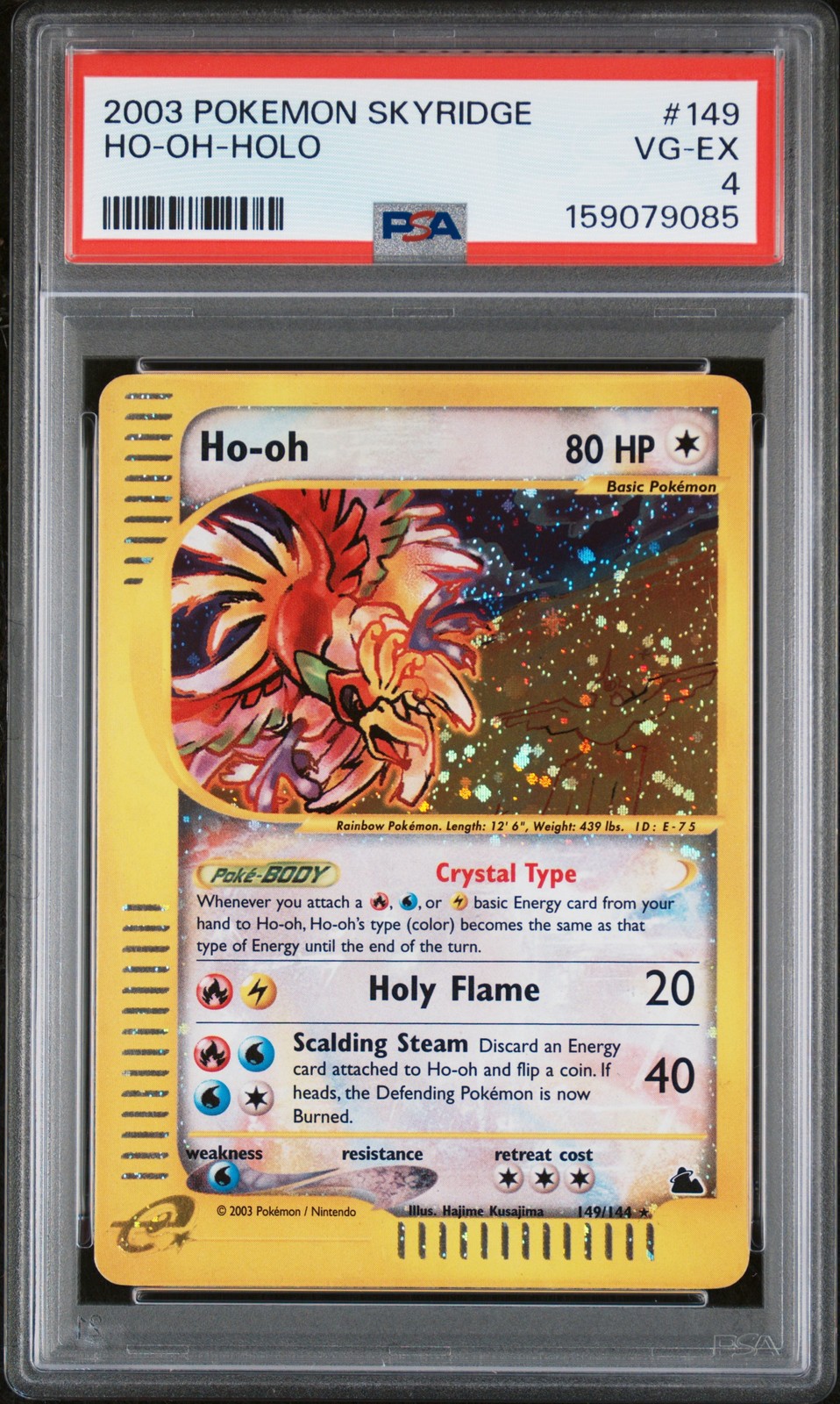 2003 Pokemon Skyridge HO-Oh-Holo 149