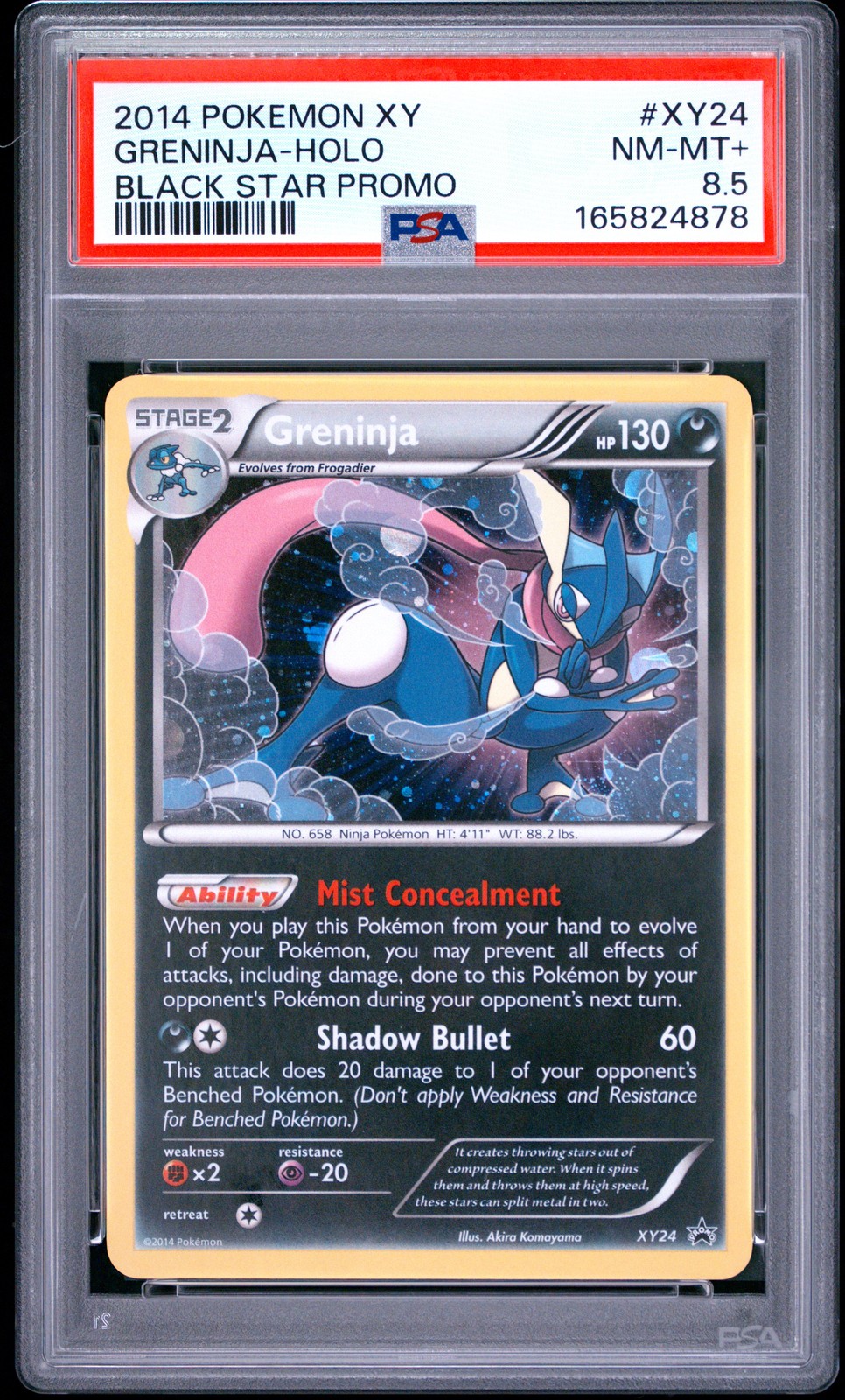 2014 Pokemon XY Black Star Promo Greninja-Holo XY24