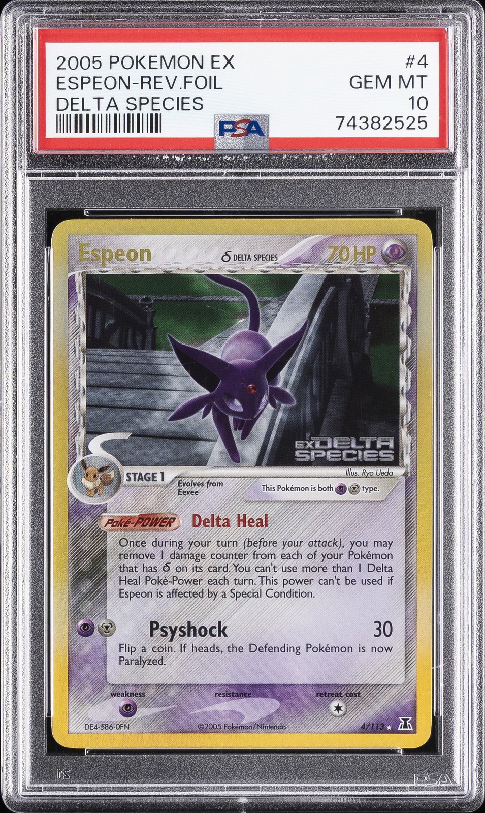 2005 Pokemon EX Delta Species Espeon-Reverse Foil 4