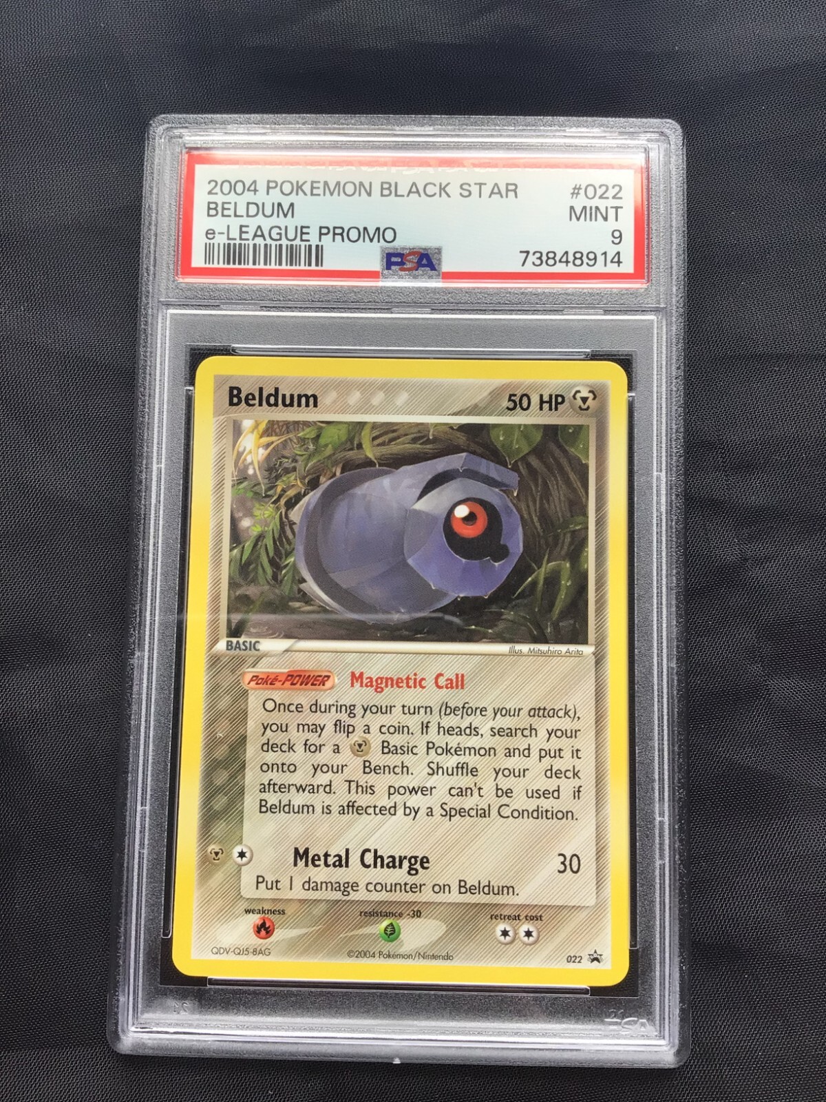 2004 Pokemon Black Star Promo Beldum E-League 022