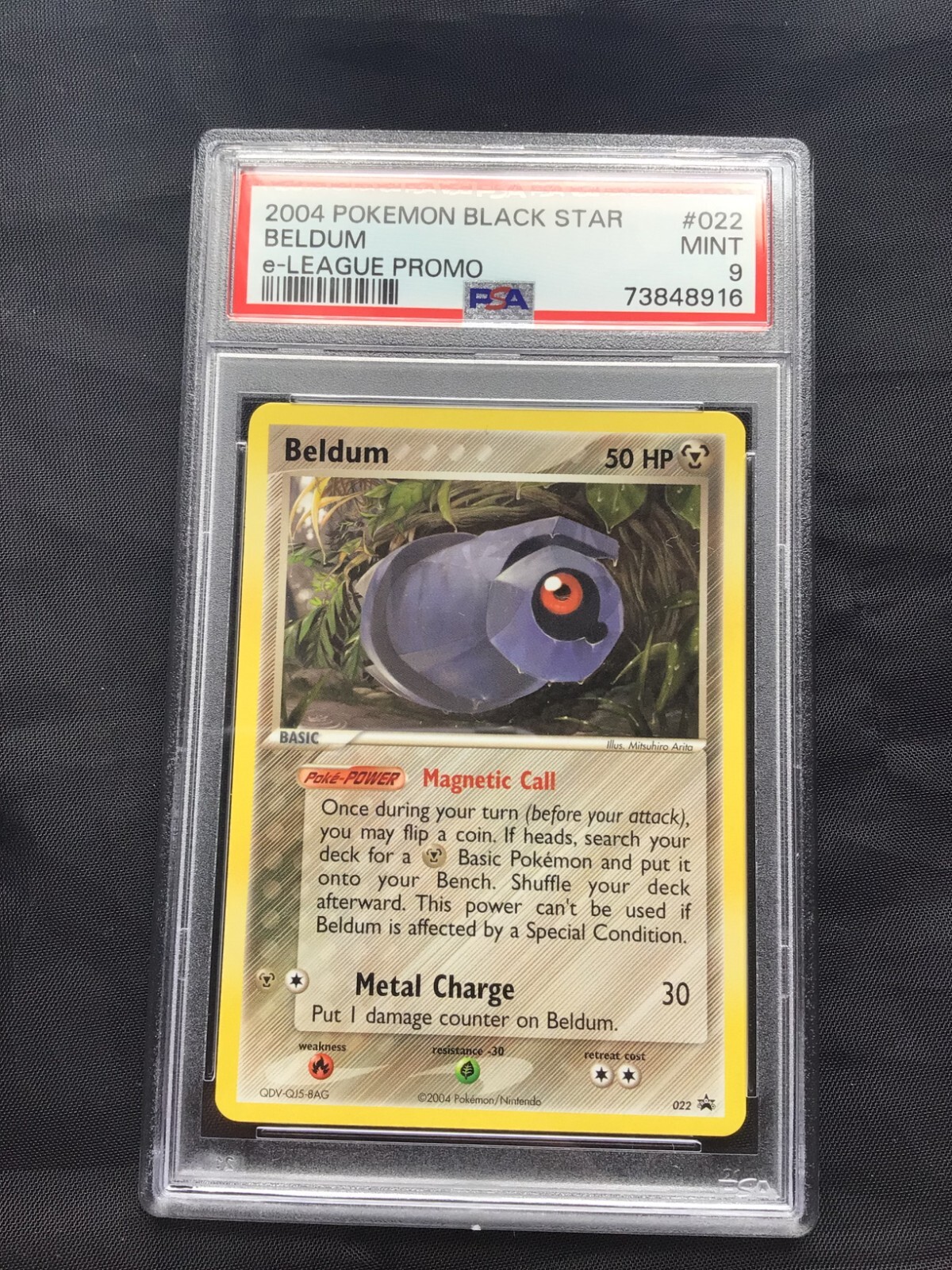 2004 Pokemon Black Star Promo Beldum E-League 022
