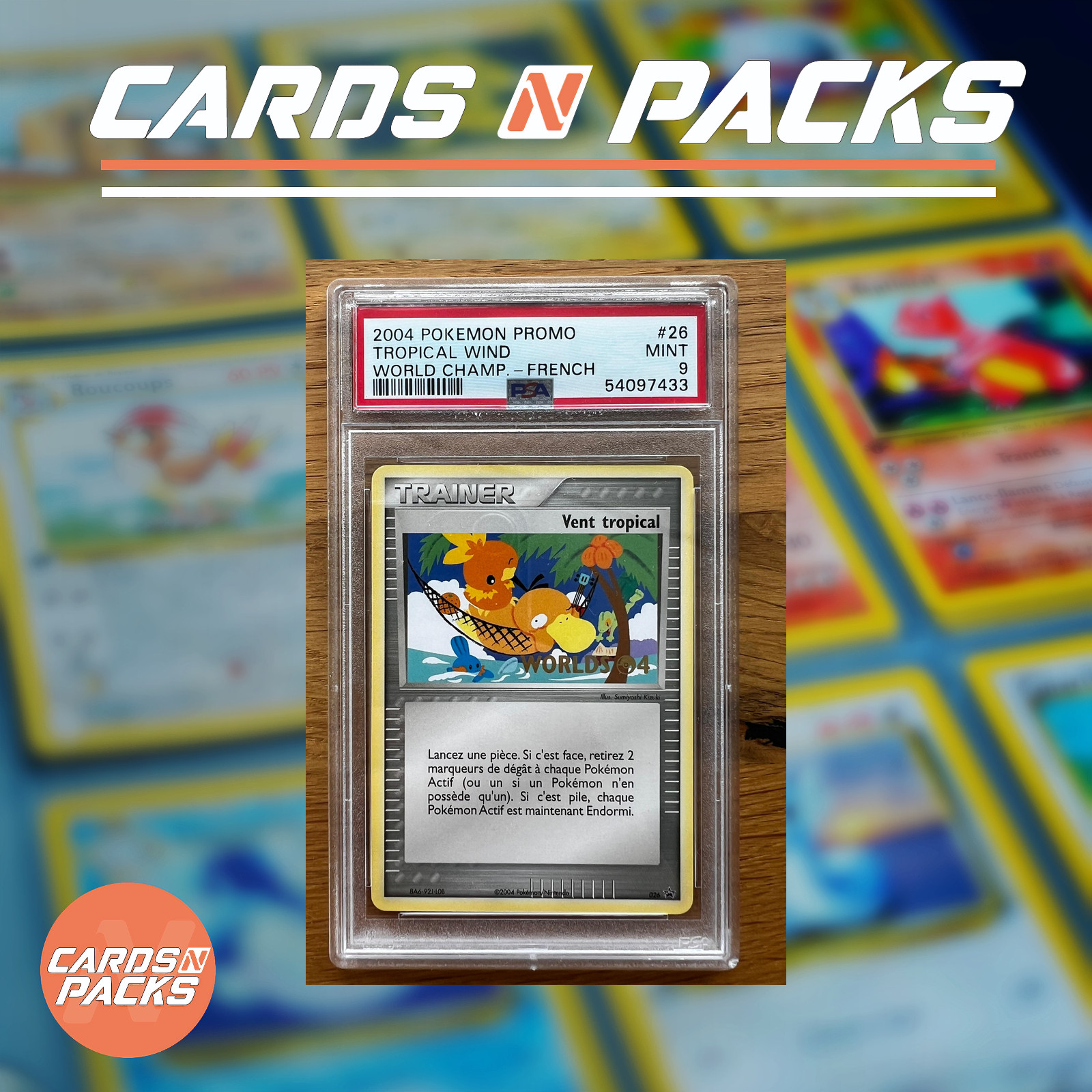 2004 Pokemon World Championships Promo Tropical Wind French 26