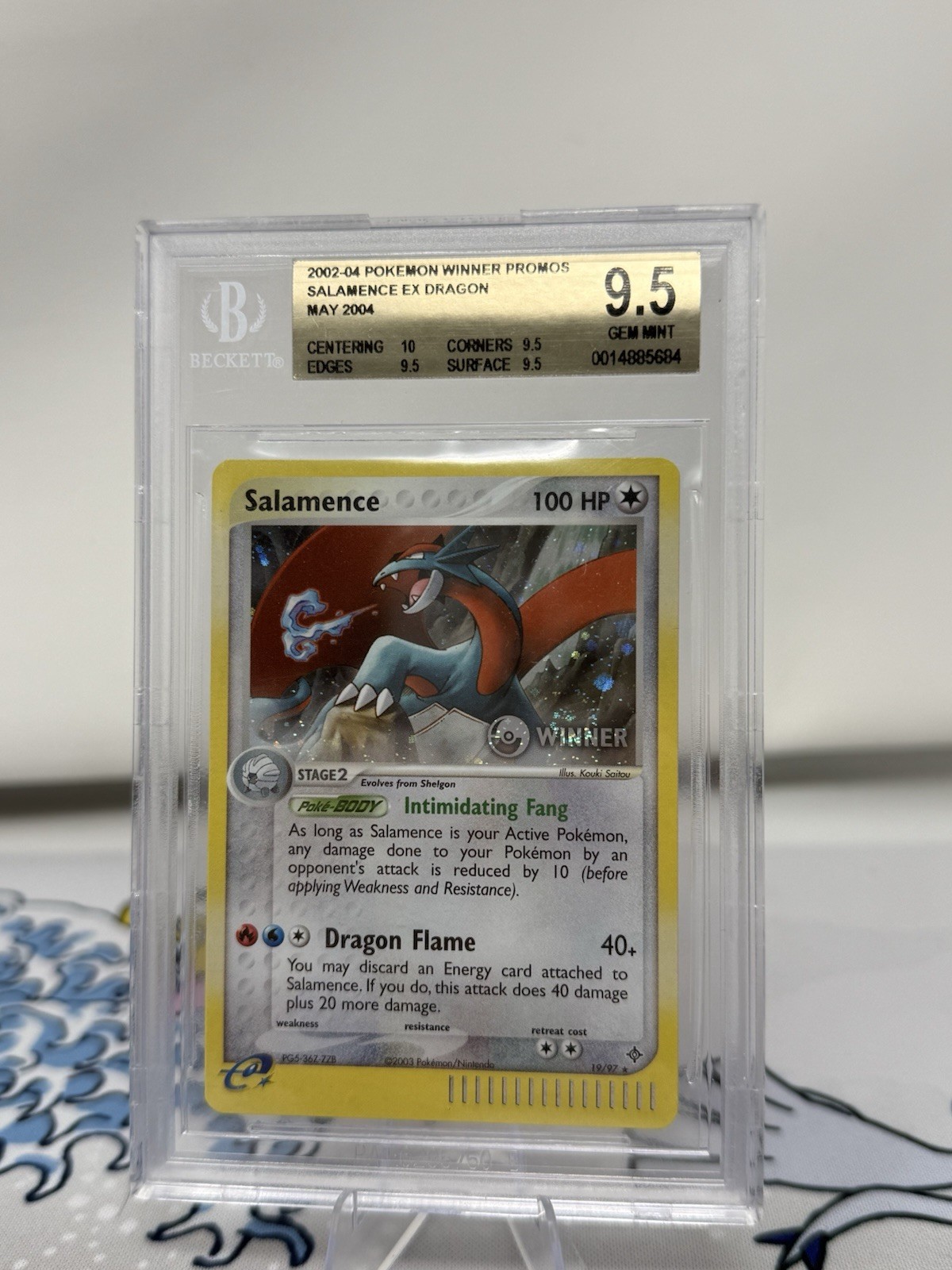 2002 Pokemon Winner Promos Salamence (EX Dragon)/ (May 2004) 19
