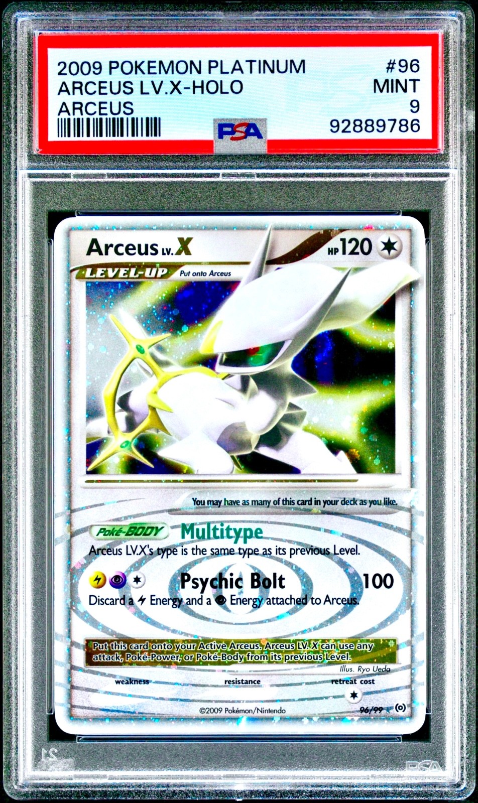 2009 Pokemon Platinum Arceus Arceus LV.X-Holo 96