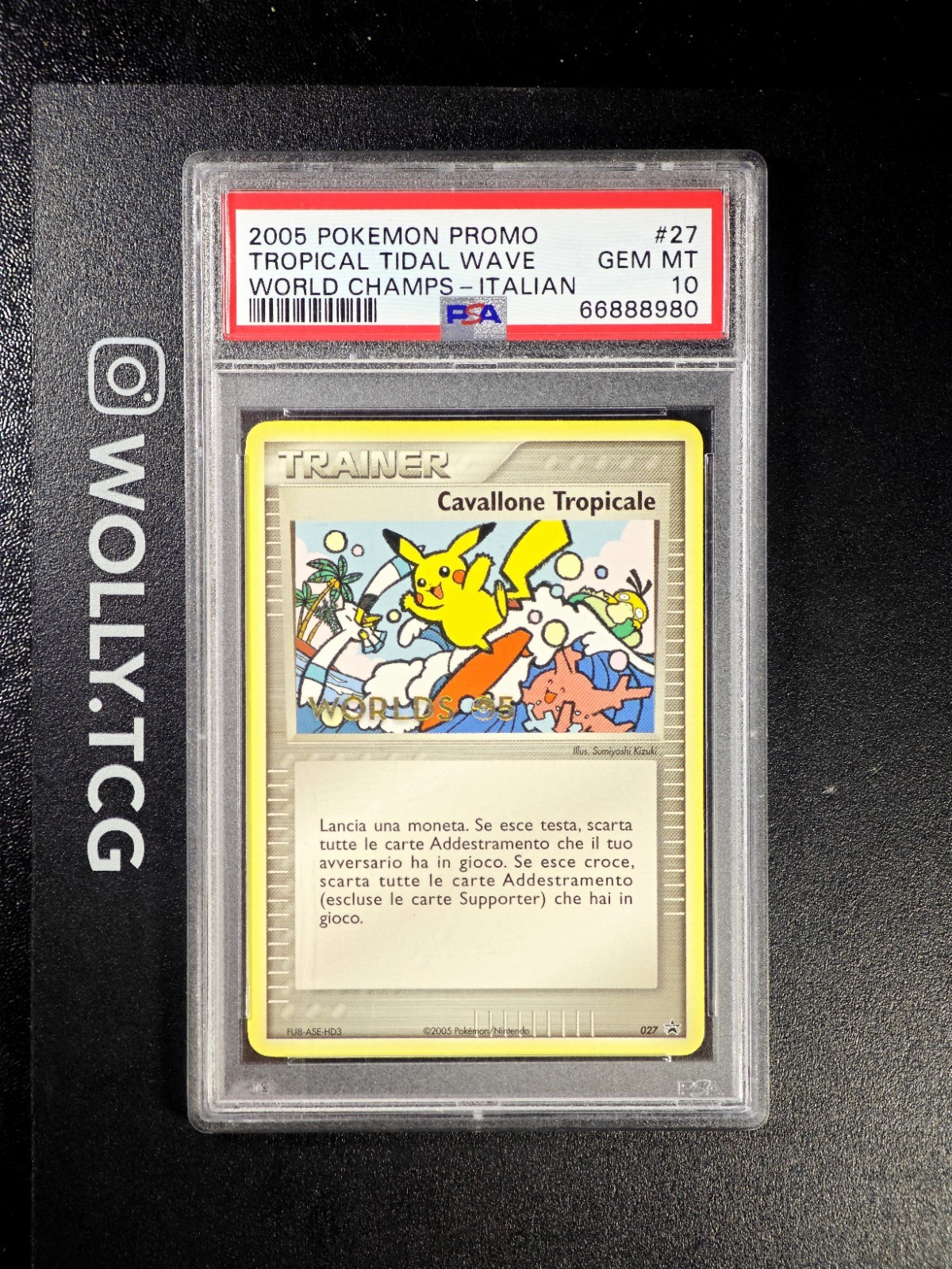 2005 Pokemon World Championship Promo Tropical Tidal Wave Italian 27