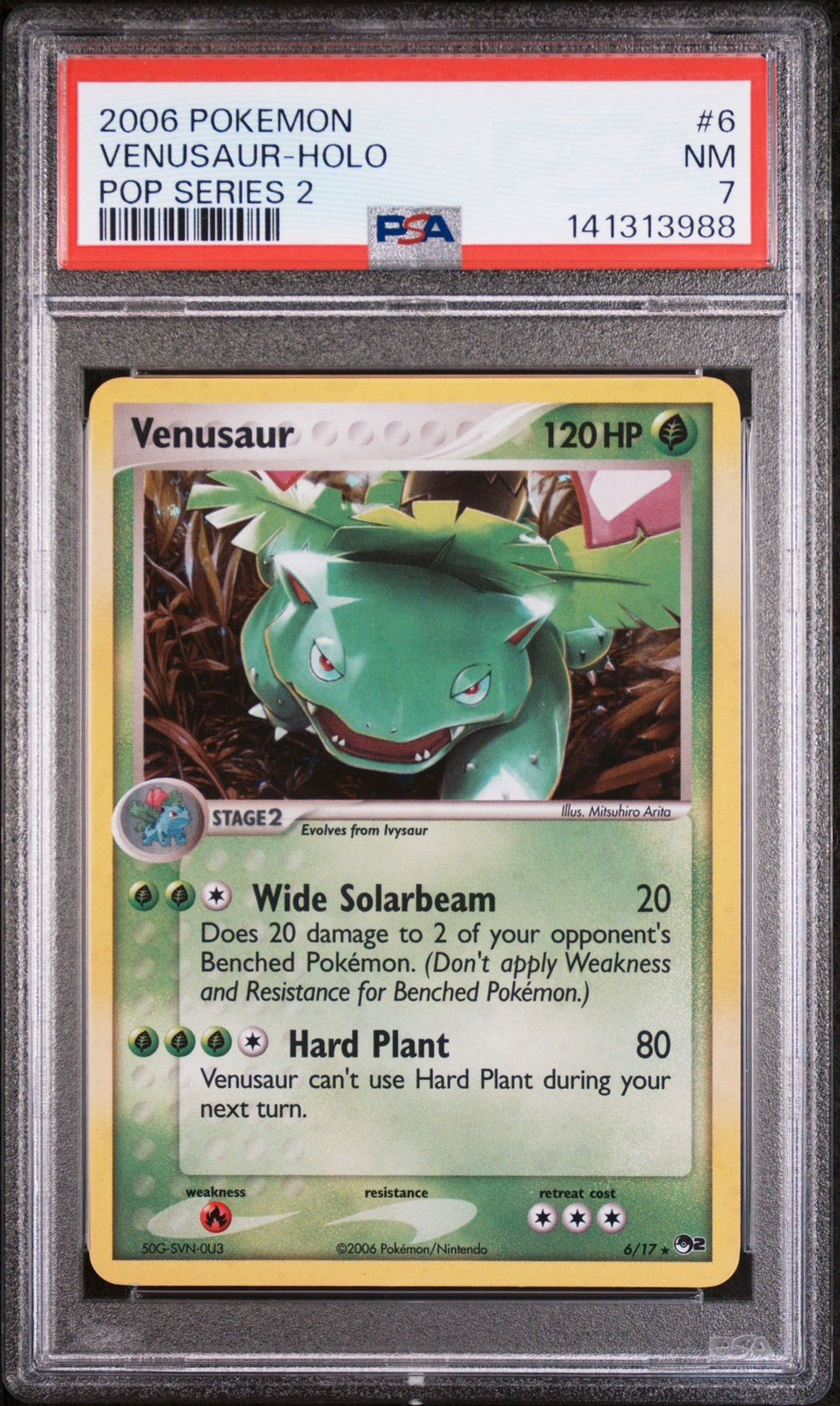 2006 Pokemon Pop Series 2 Venusaur-Holo 6