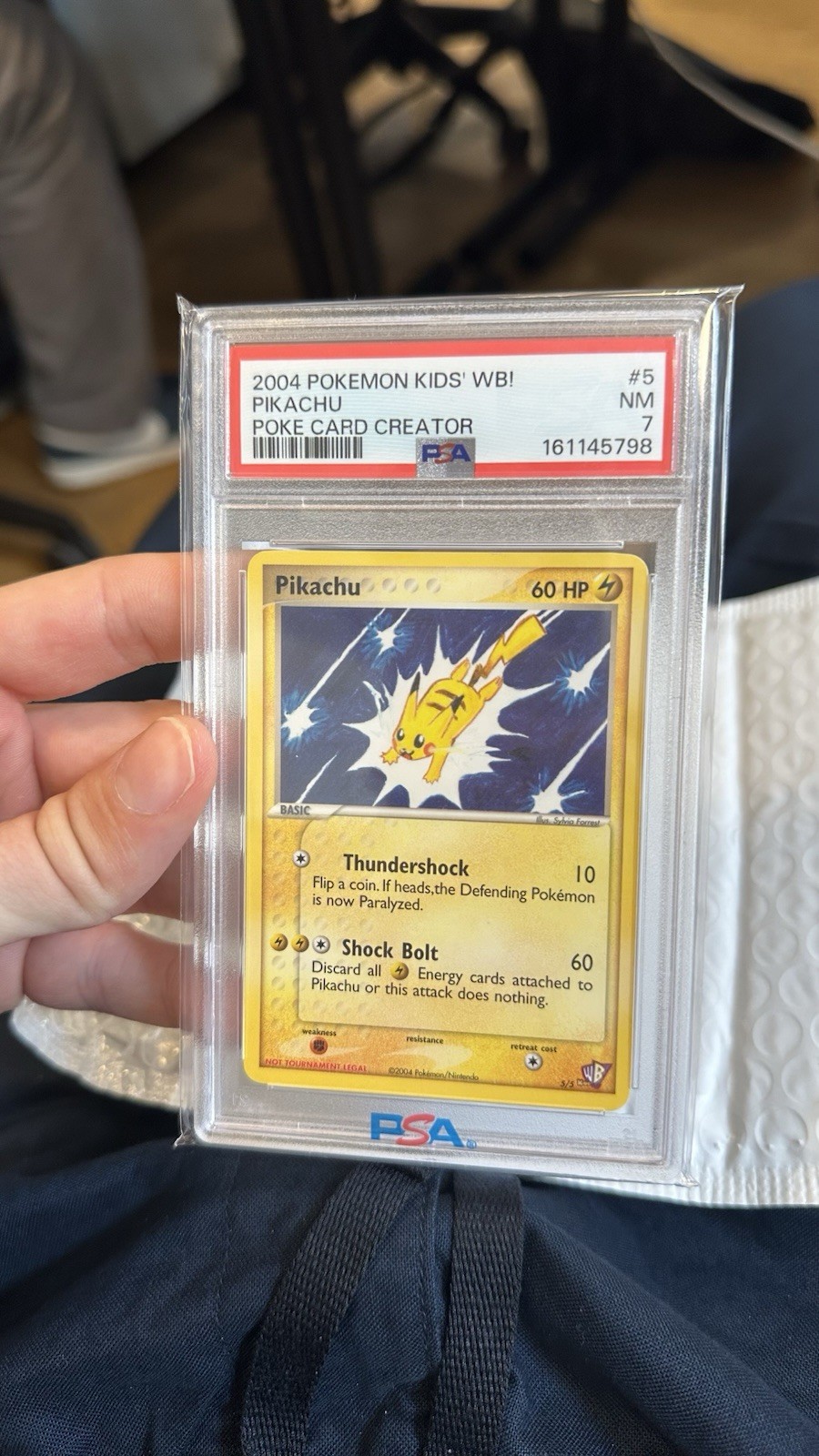 2004 Pokemon Kids' WB! Poke Card Creator Pikachu 5