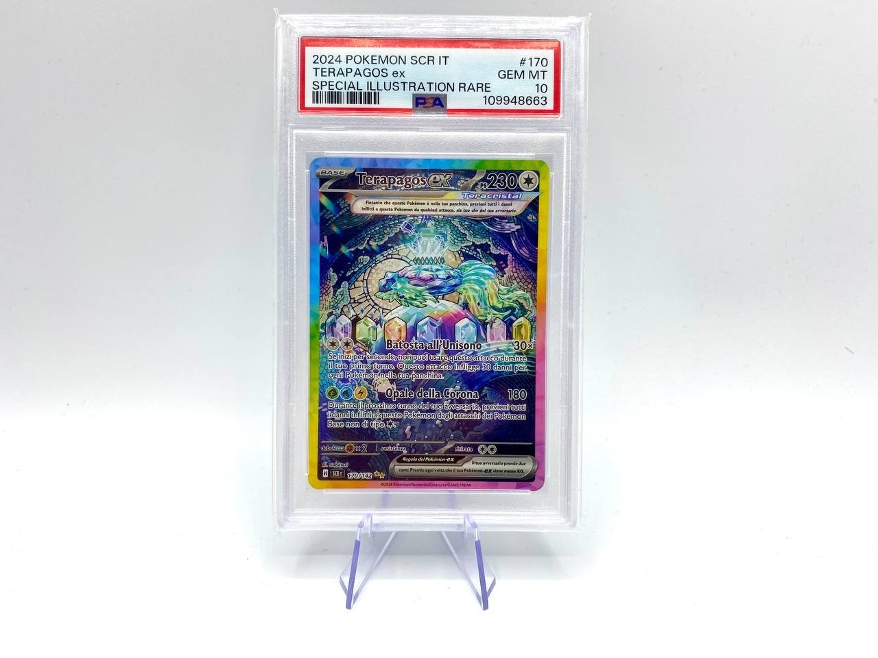 2024 Pokemon Italian Scr It-Stellar Crown Terapagos EX Special Illustration Rare 170