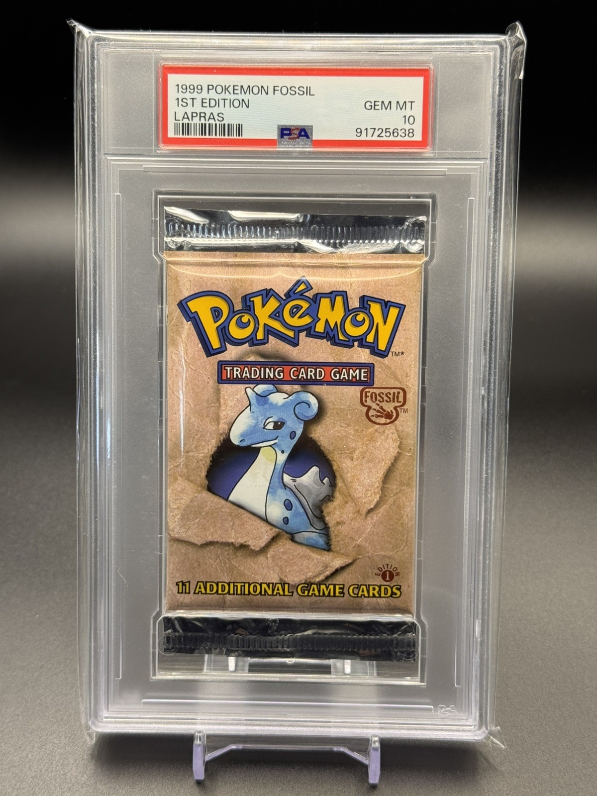 1999 Pokemon Fossil Pack Foil 1st Edition-Lapras