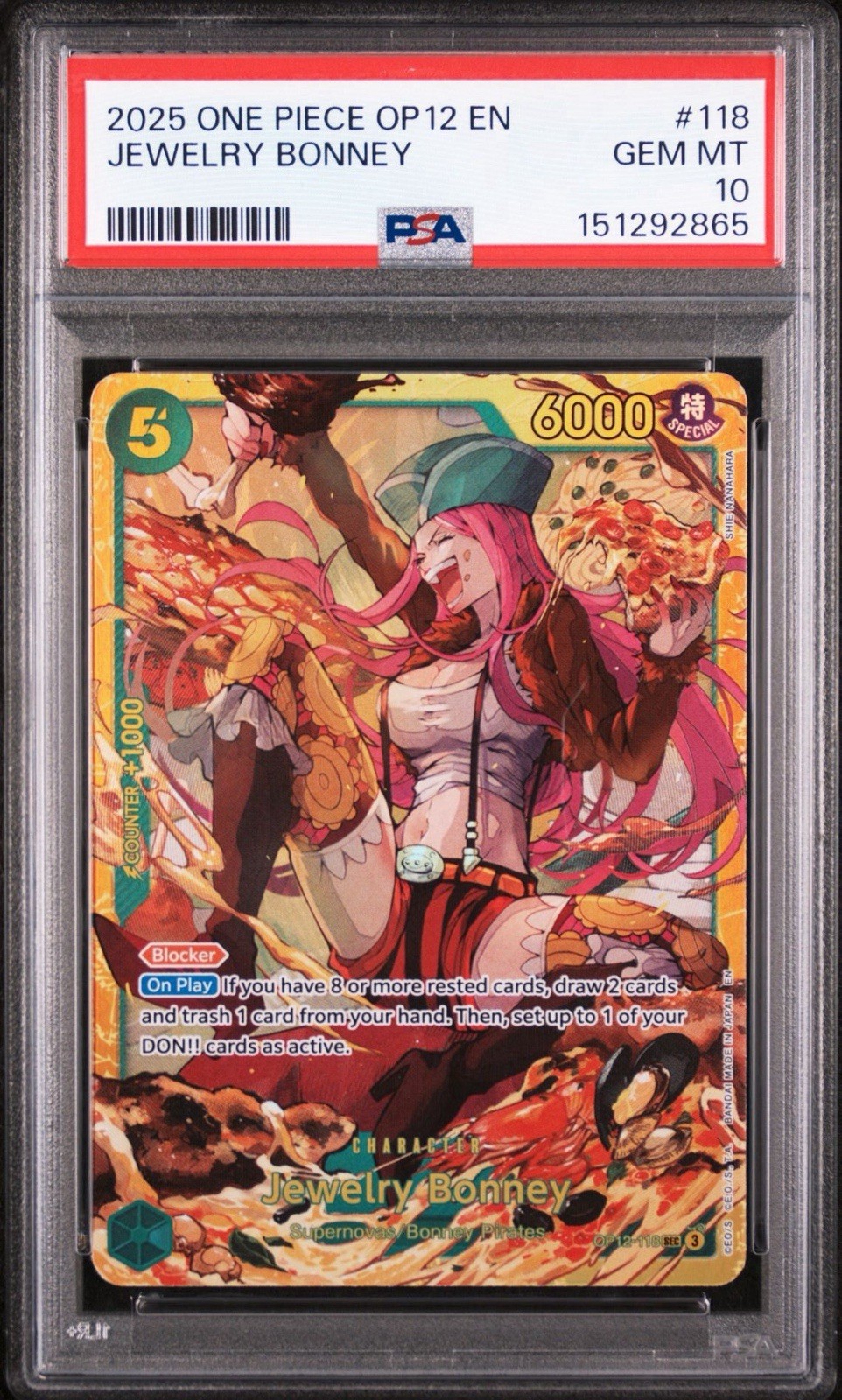 2025 One Piece OP12-Legacy of the Master Jewelry Bonney 118