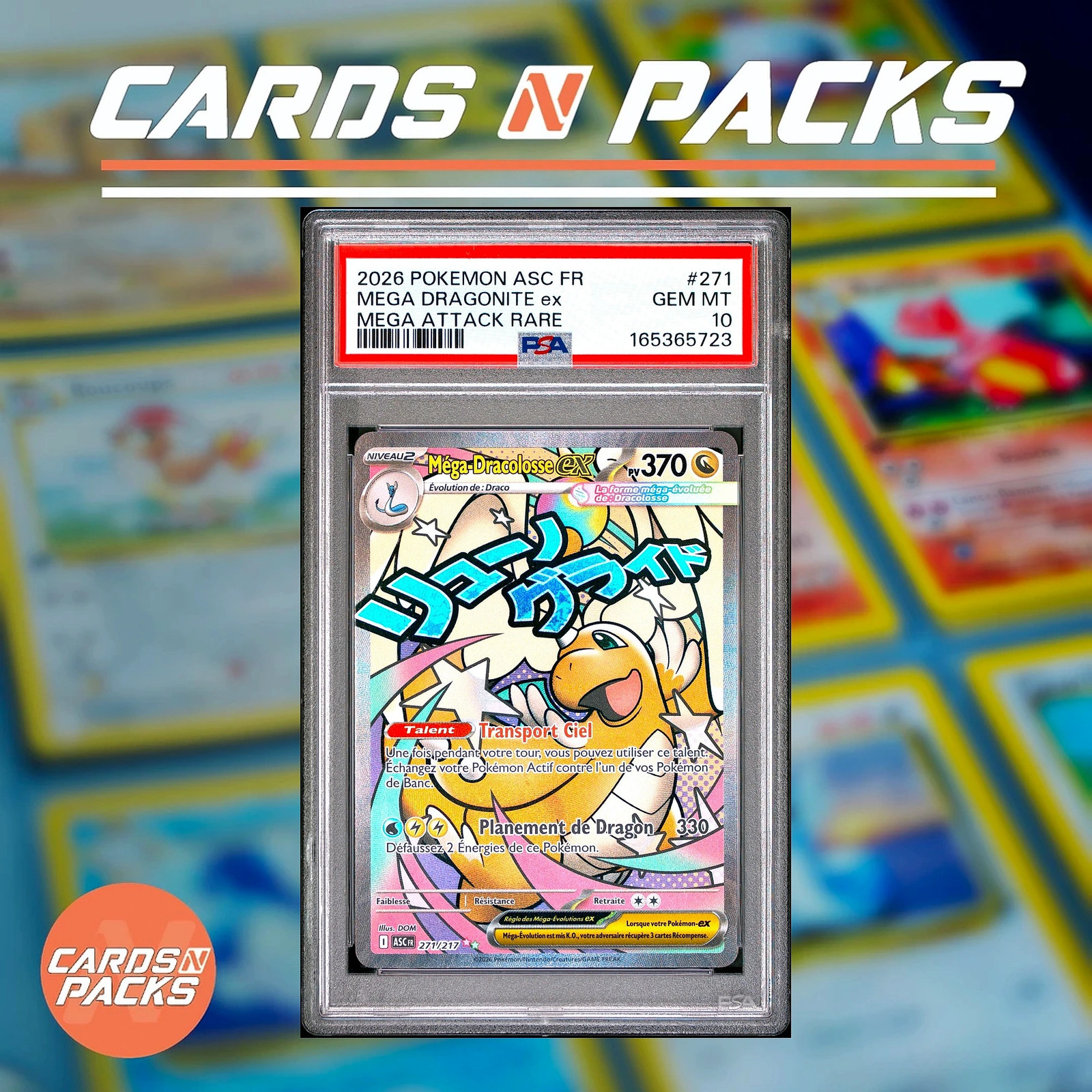 2026 Pokemon French Asc FR-Ascended Heroes Mega Dragonite EX Mega Attack Rare 271