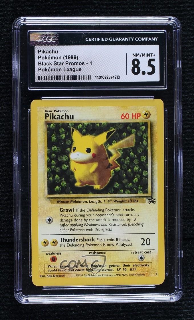 1999 Black Star Promos - WotC - English Pikachu Pokémon League 1