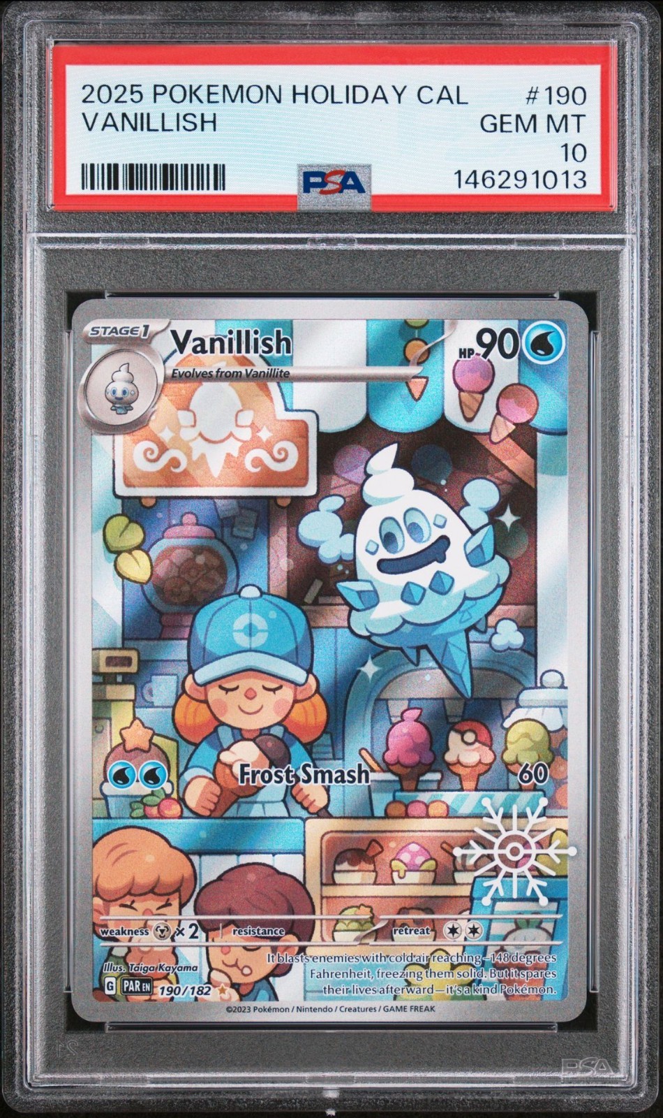 2025 Pokemon Holiday Calendar Vanillish 190
