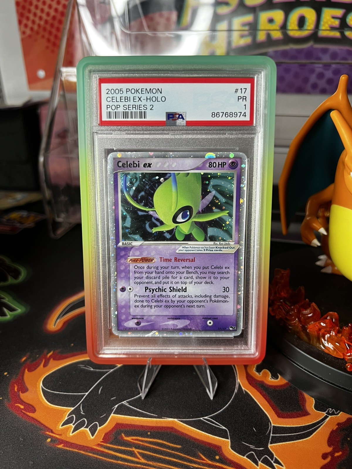 2005 Pokemon Pop Series 2 Celebi EX-Holo 17