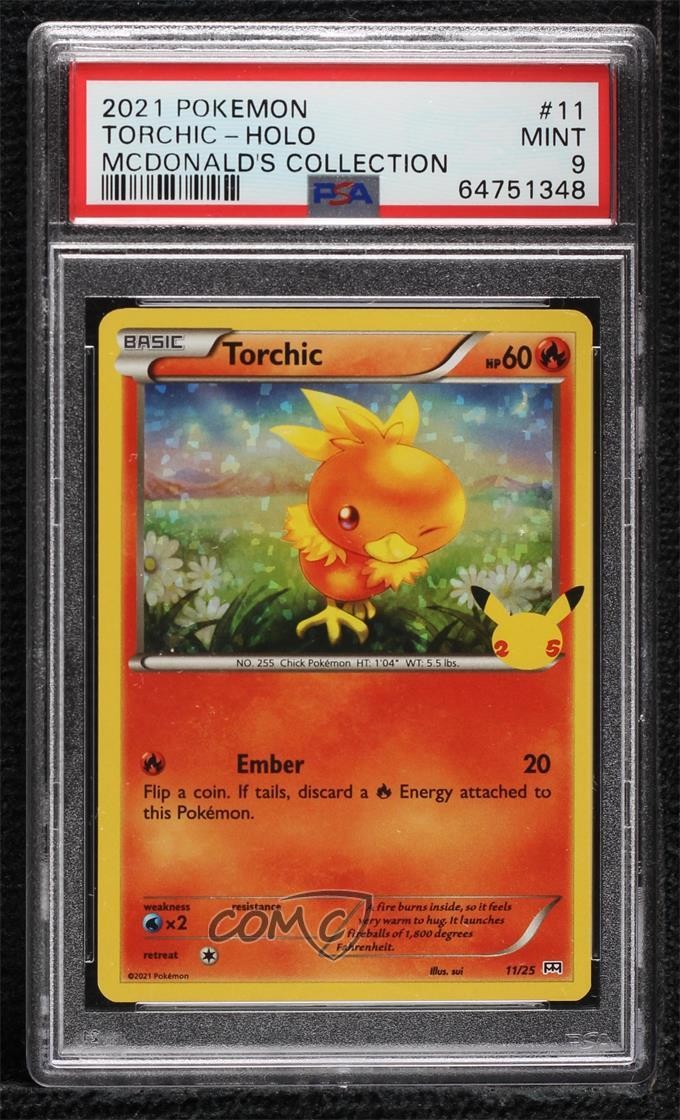 2021 Pokemon Mcdonald's Collection Torchic-Holo 11