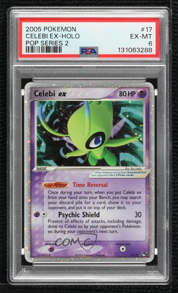 2005 Pokemon Pop Series 2 Celebi EX-Holo 17