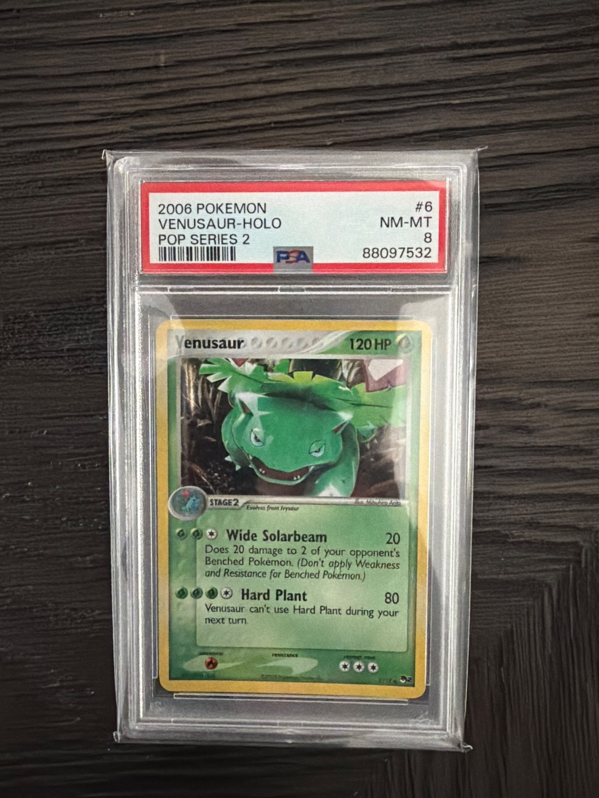 2006 Pokemon Pop Series 2 Venusaur-Holo 6