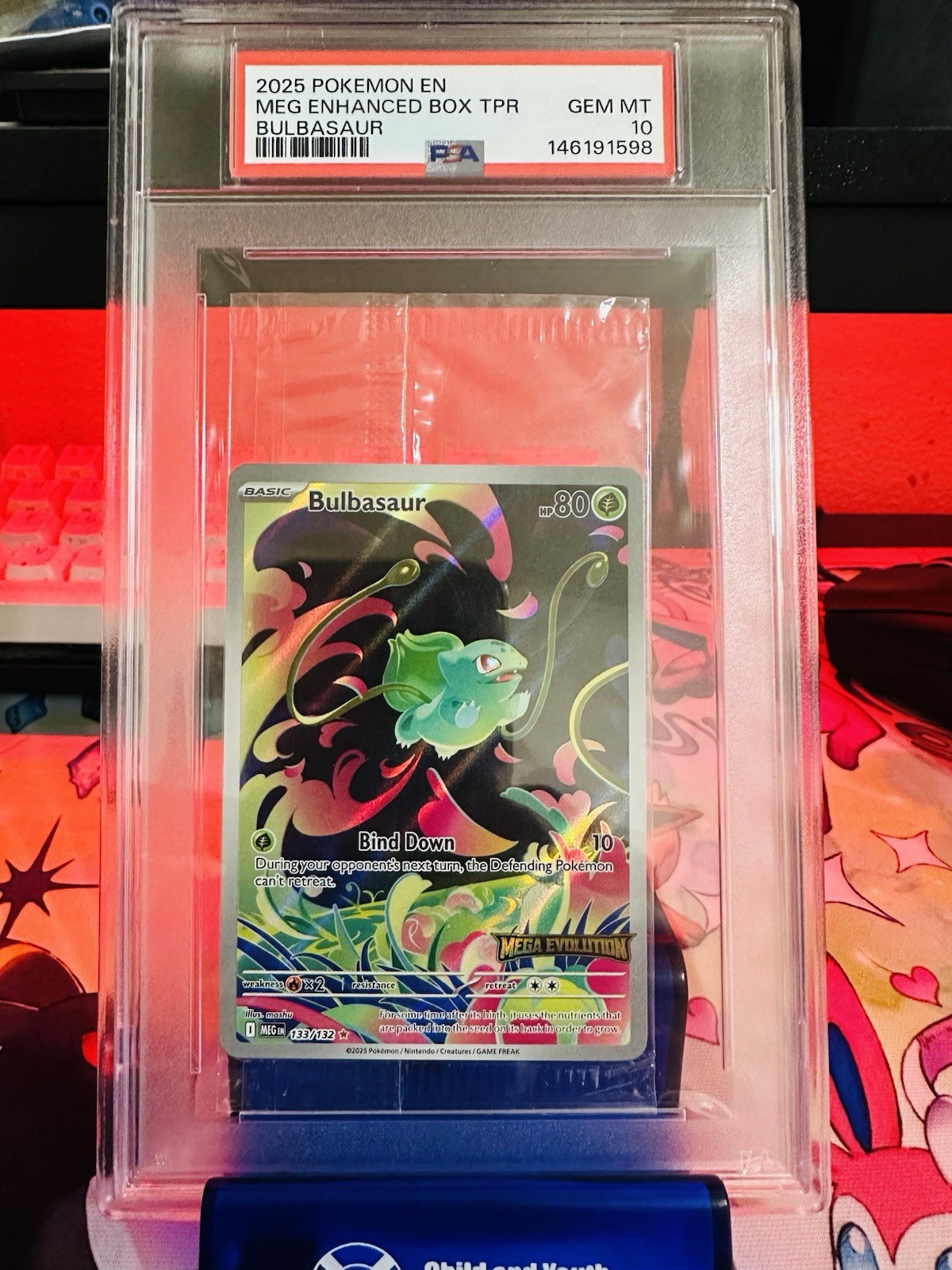 2025 Pokemon Promo Pack Cello Mega Evolution Enhanced Booster Box Topper-Bulbasaur