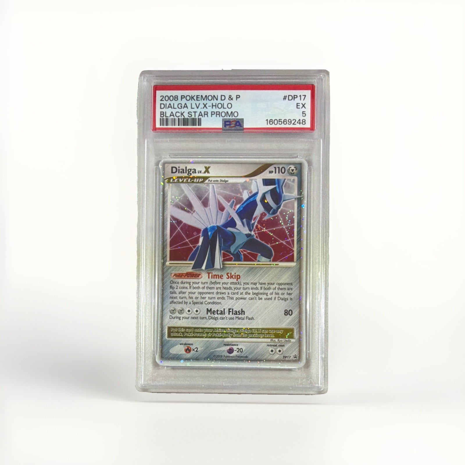 2008 Pokemon Diamond & Pearl Black Star Promo Dialga LV.X-Holo DP17