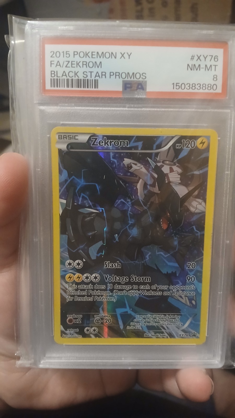 2015 Pokemon XY Black Star Promos Full Art/Zekrom XY76