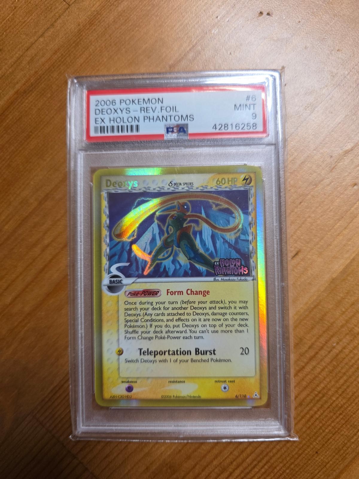 2006 Pokemon EX Holon Phantoms Deoxys-Reverse Foil 6