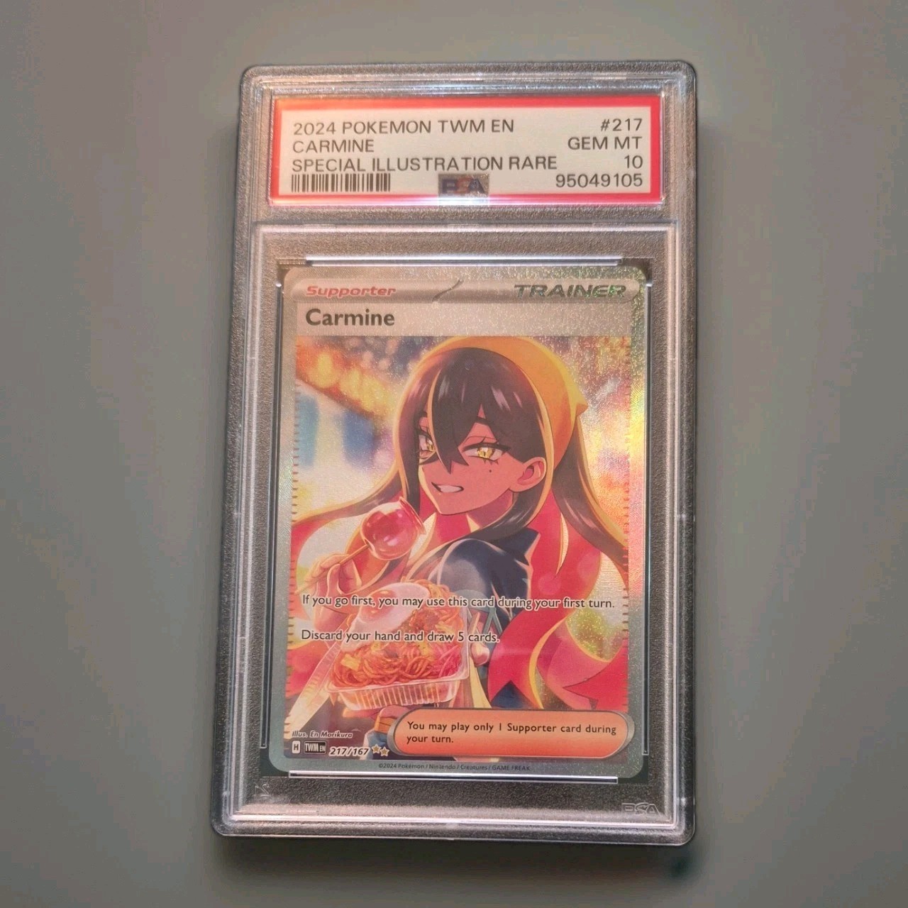 2024 Pokemon Twm EN-Twilight Masquerade Carmine Special Illustration Rare 217