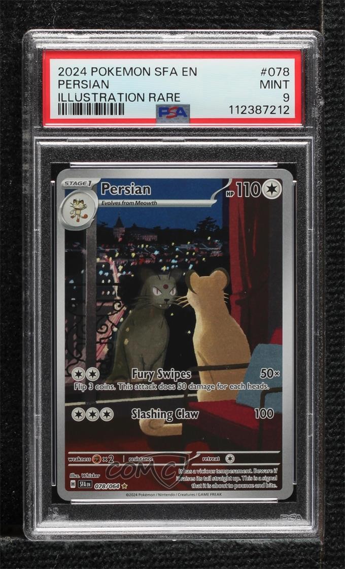 2024 Pokemon Sfa EN-Shrouded Fable Persian Illustration Rare 078