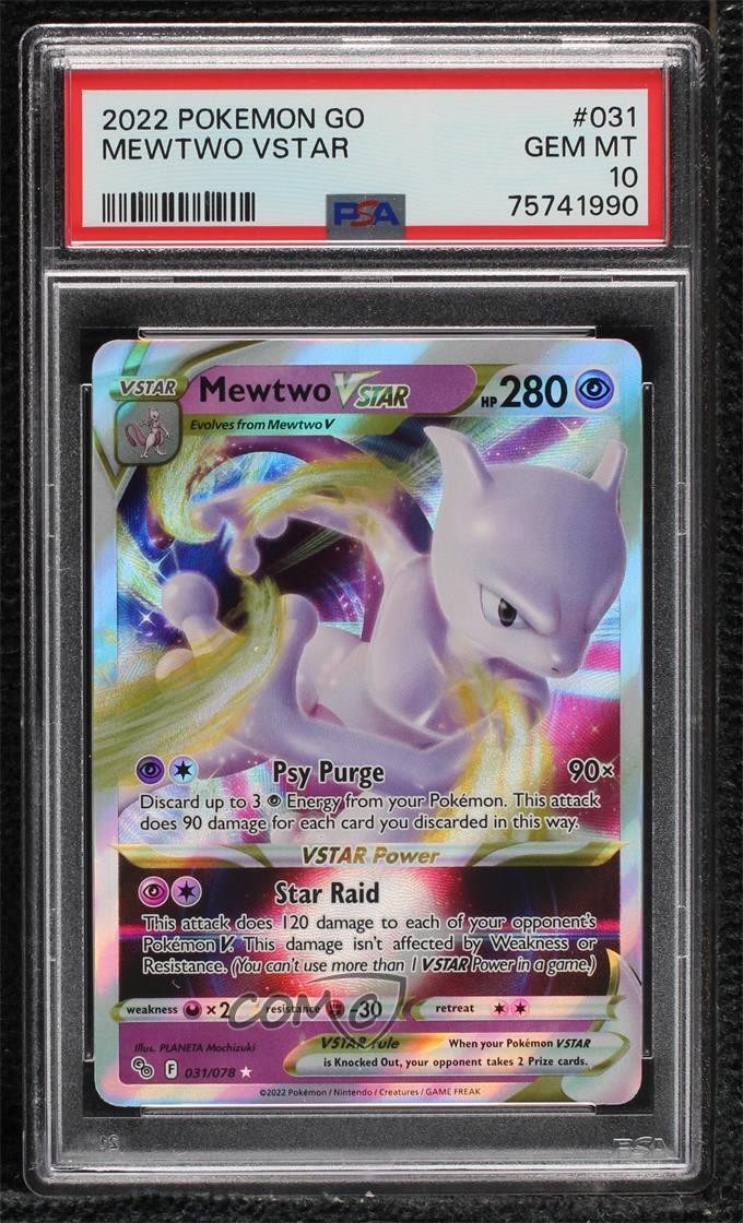 2022 Pokemon Go Mewtwo Vstar 031