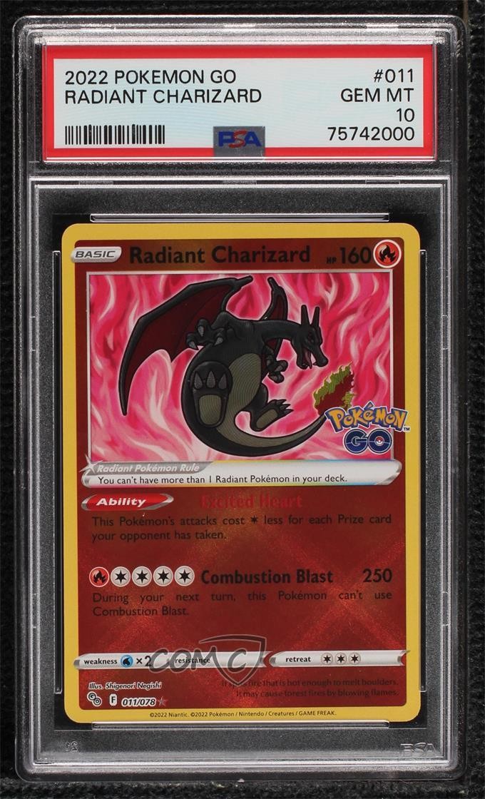 2022 Pokemon Go Radiant Charizard 011