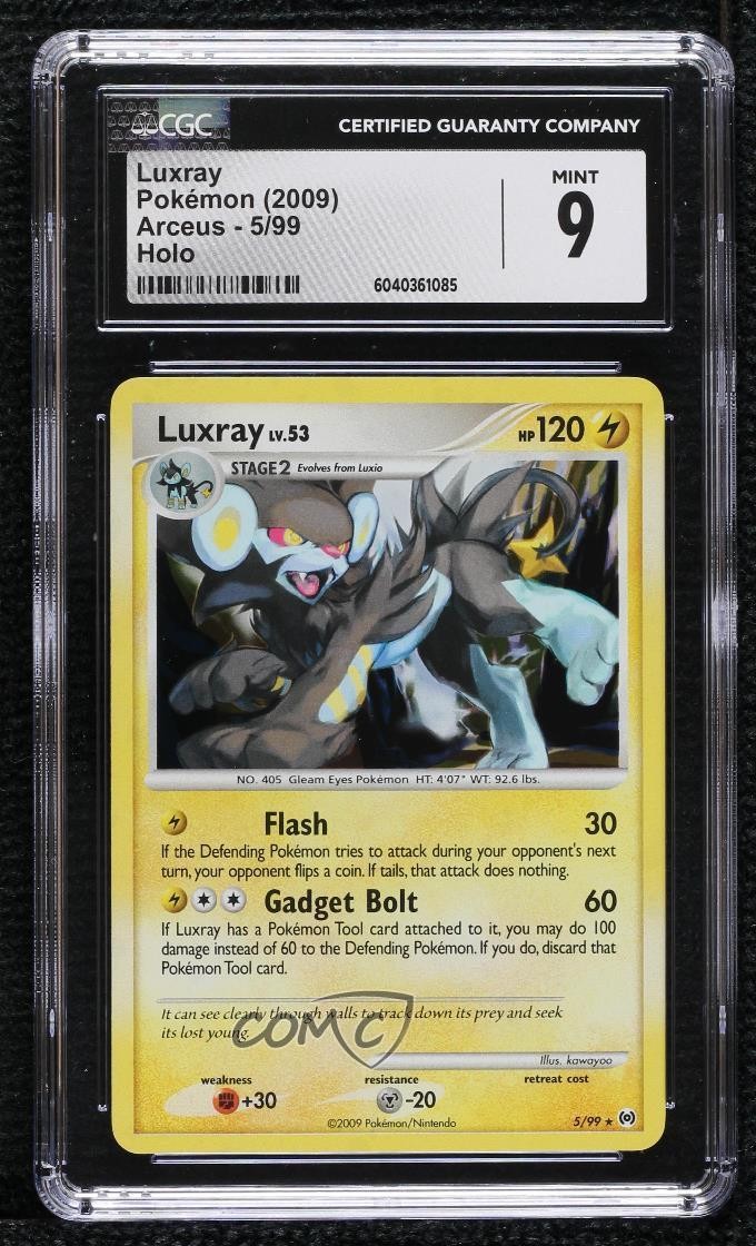 2009 Arceus - English Luxray Rare Holo 5/99