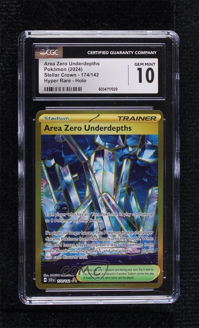 2024 Stellar Crown - SCR EN - English Area Zero Underdepths Hyper Rare Holo 174/142