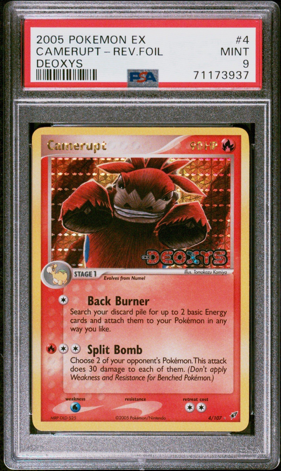 2005 Pokemon EX Deoxys Camerupt-Reverse Foil 4