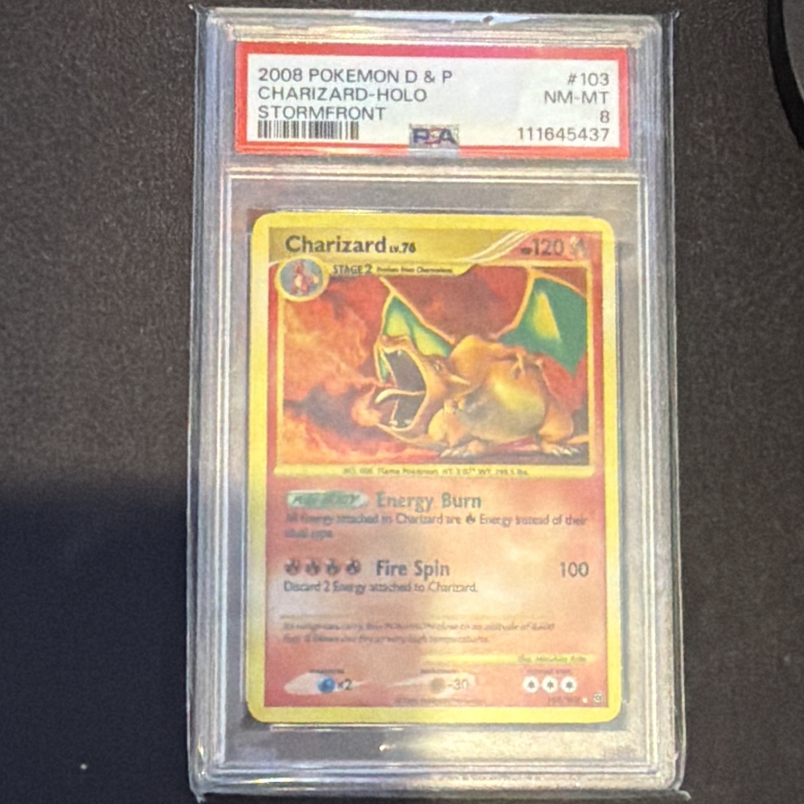 2008 Pokemon Diamond & Pearl Stormfront Charizard-Holo 103