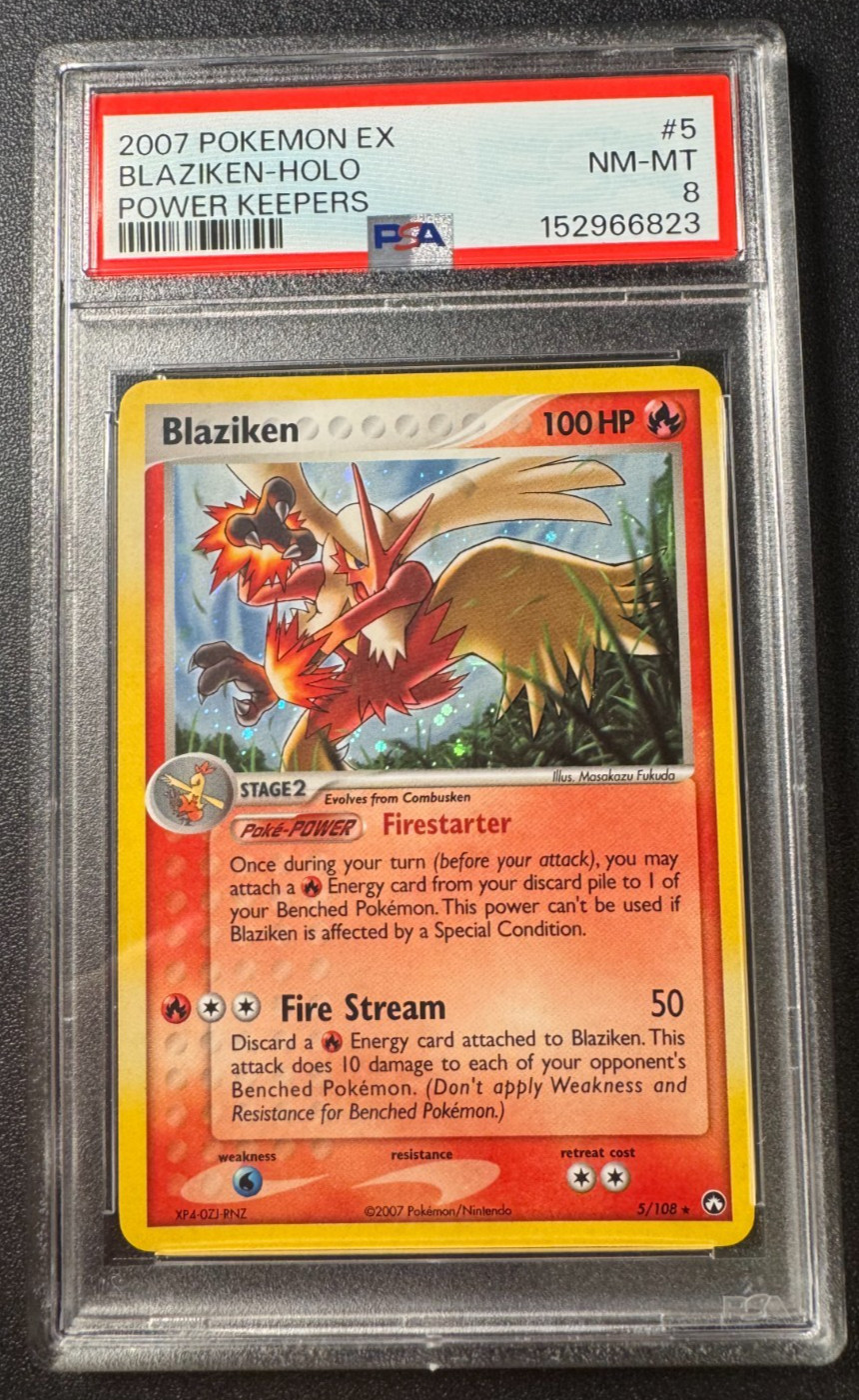 2007 Pokemon EX Power Keepers Blaziken-Holo 5