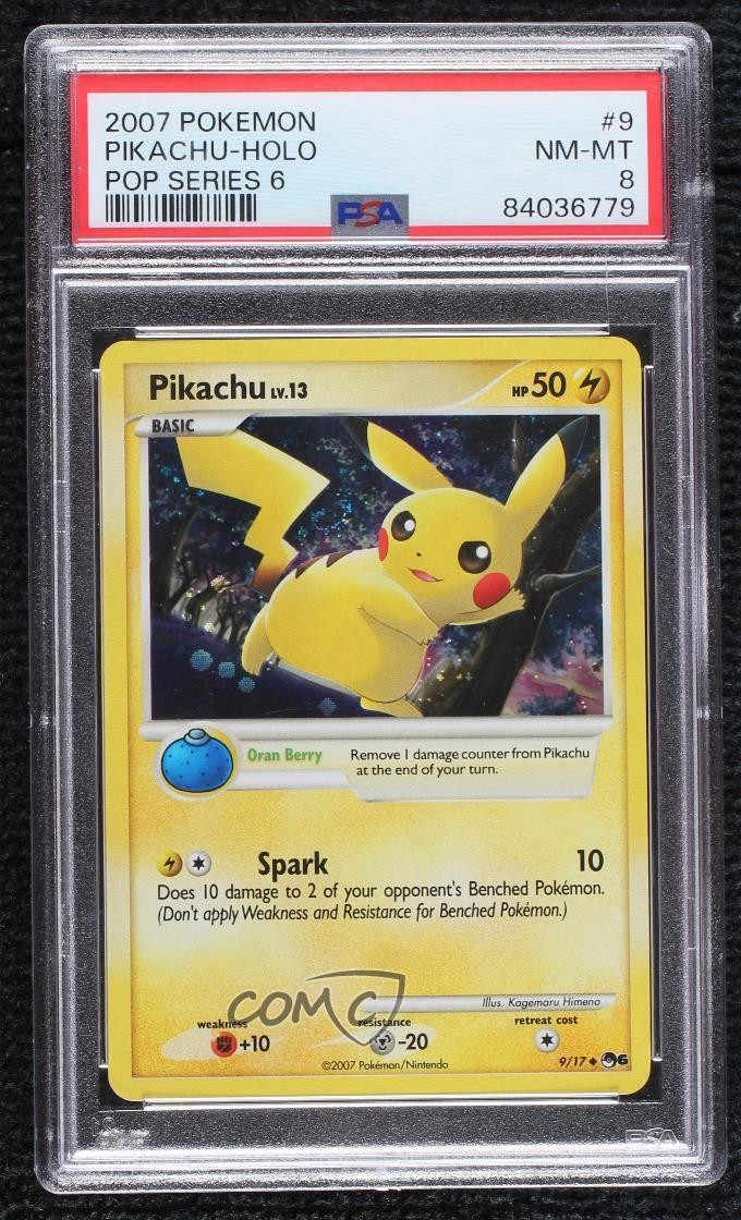 2007 Pokemon Pop Series 6 Pikachu-Holo 9