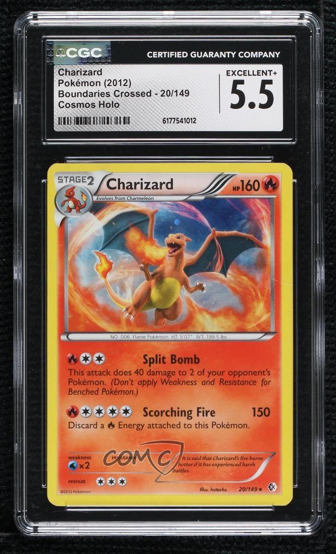 2012 Boundaries Crossed - English Charizard Cosmos Holo 20/149