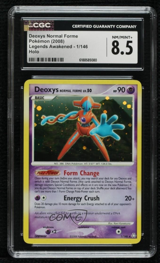 2008 Legends Awakened - English Deoxys Normal Forme Rare Holo 1/146